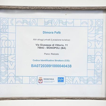 Dimora Fefe Apartman Monopoli Kültér fotó